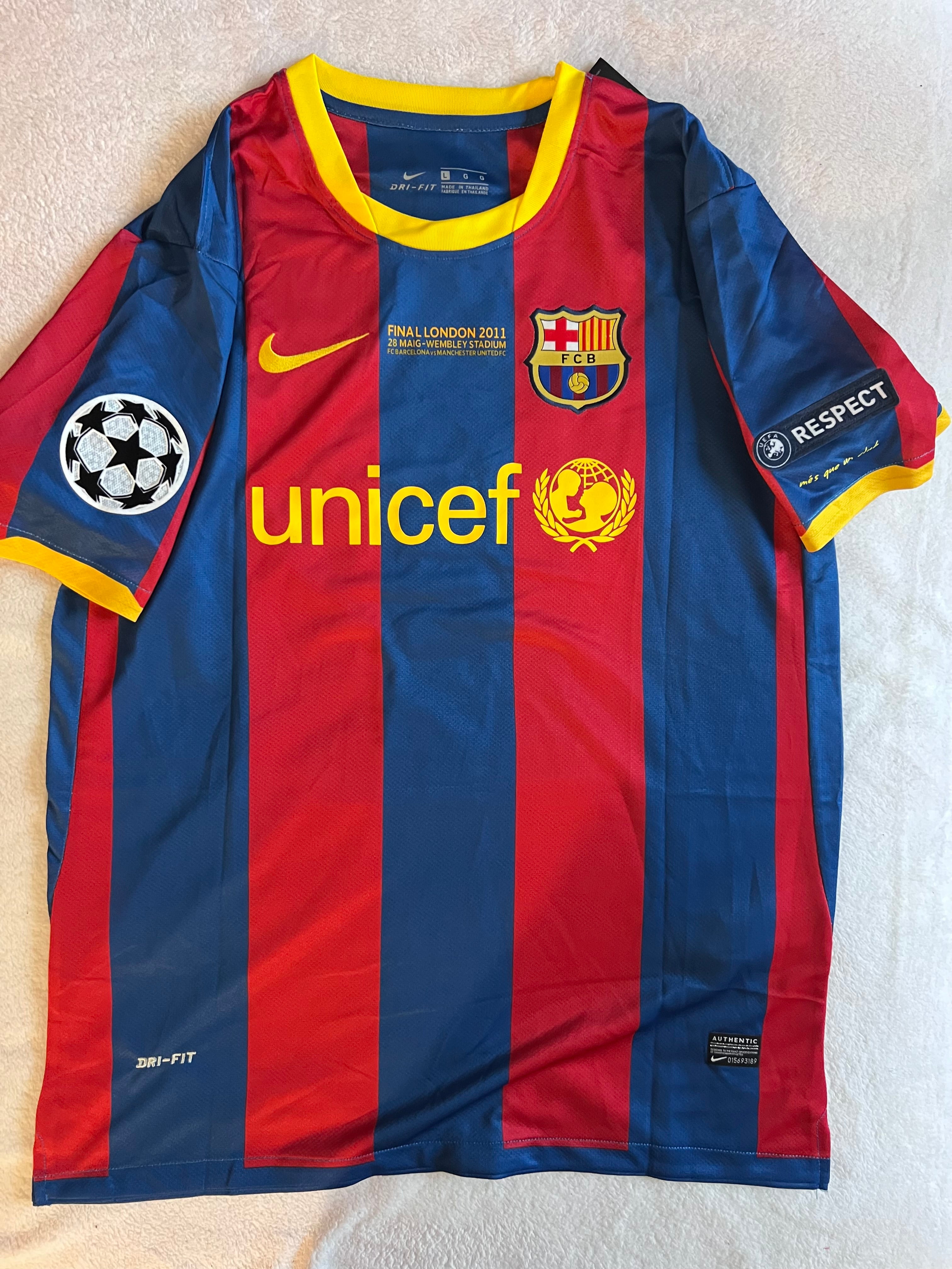 Messi Barcelona 2011 retro soccer jersey