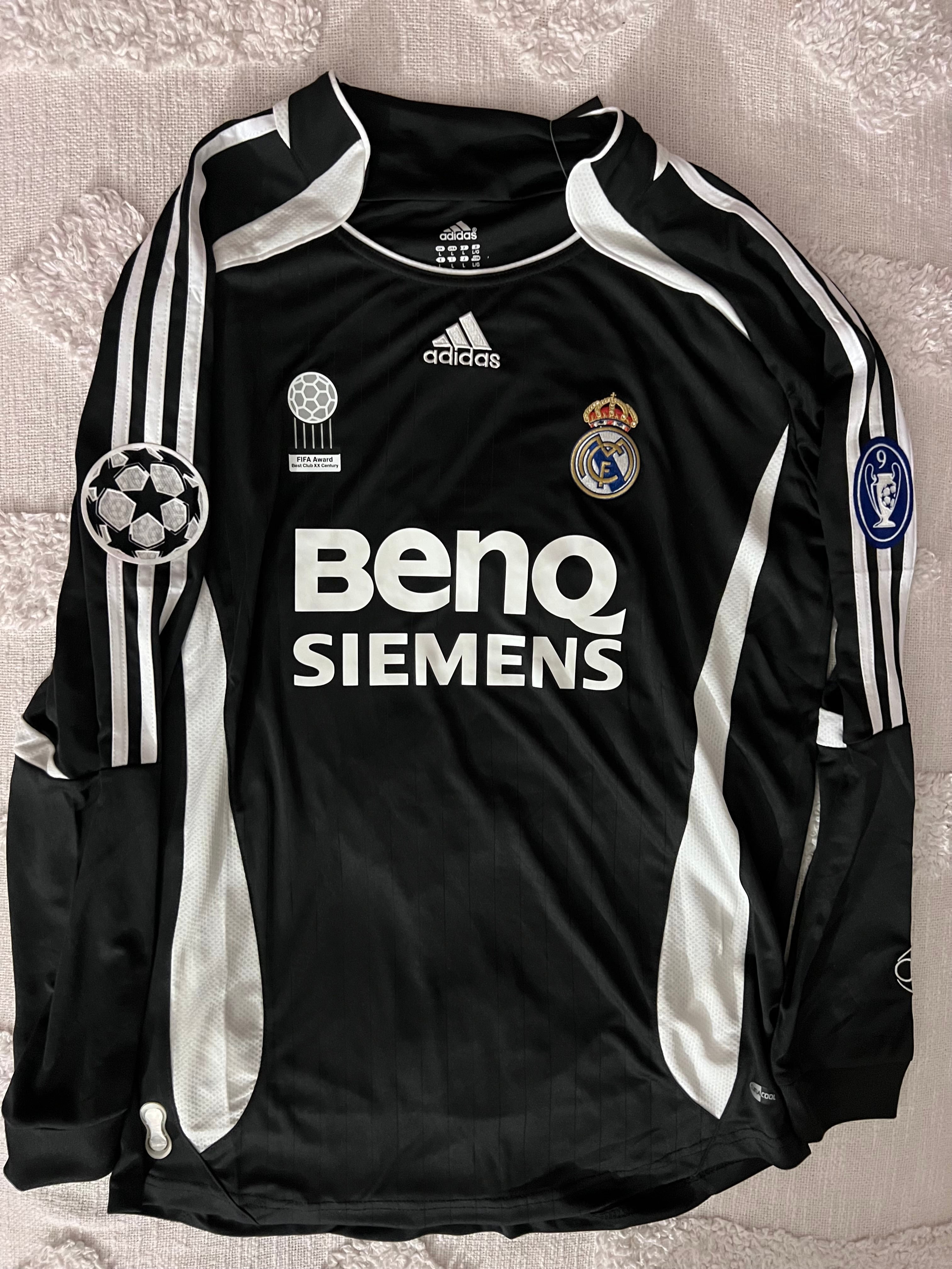 David Beckham Real Madrid Retro Long sleeve