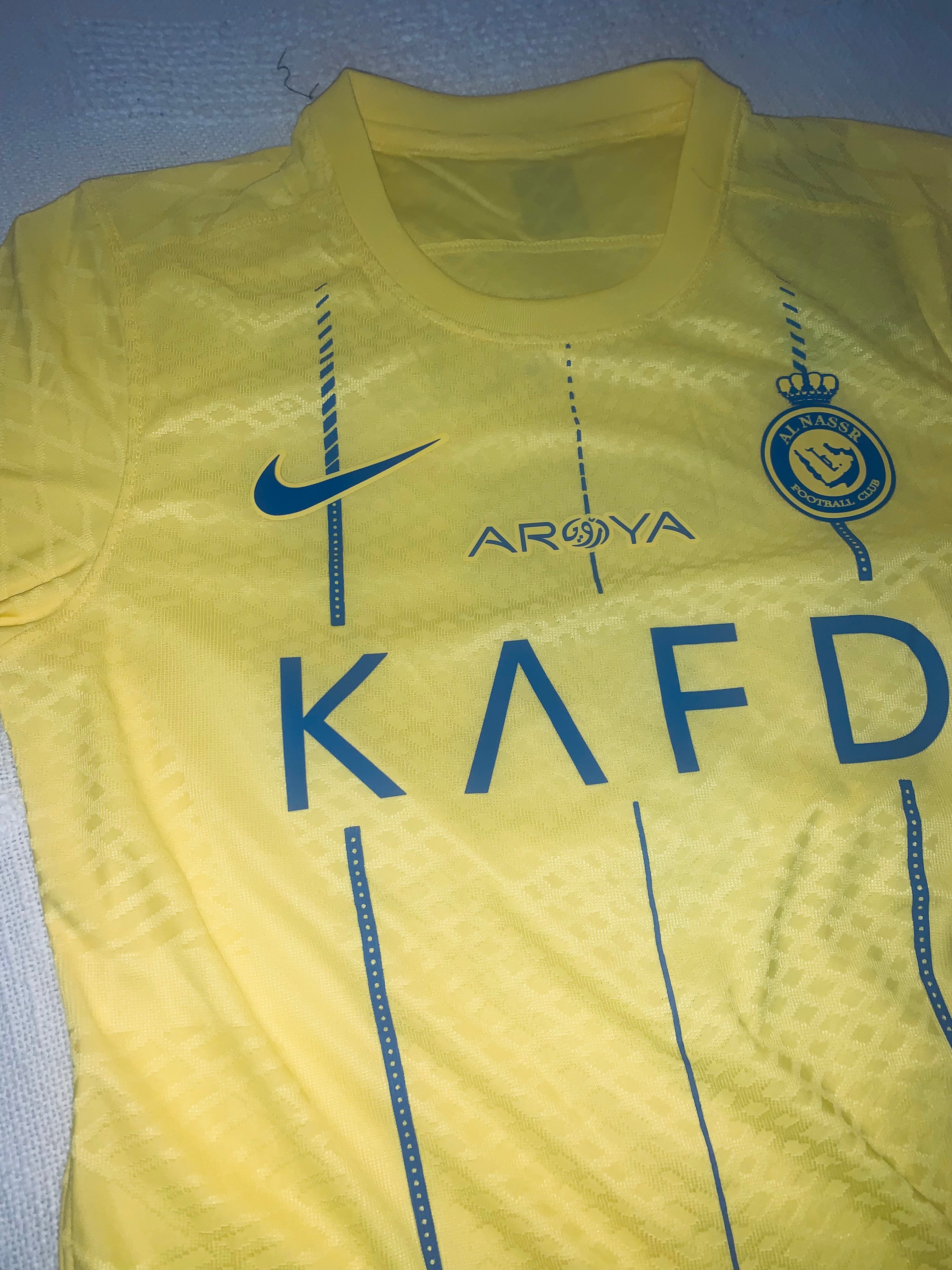 Cristiano Ronaldo player jersey alnassr