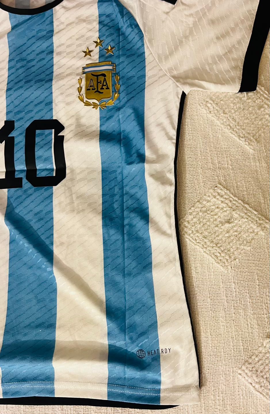 Messi jersey argetina 2022 3 stars