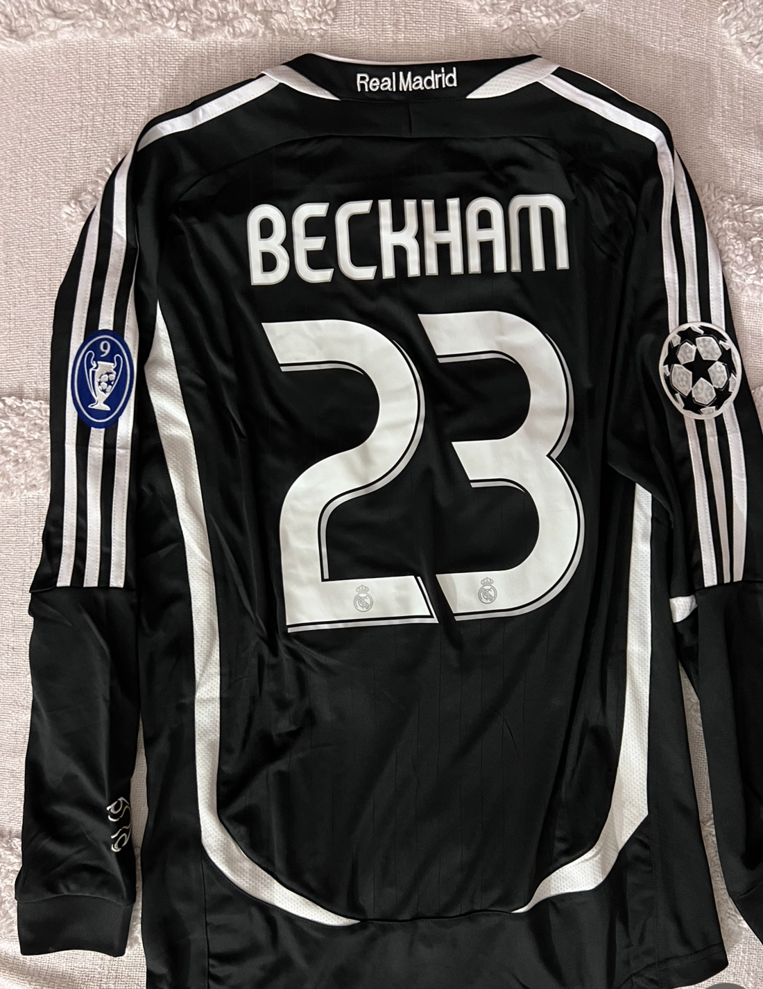 David Beckham Real Madrid Retro Long sleeve