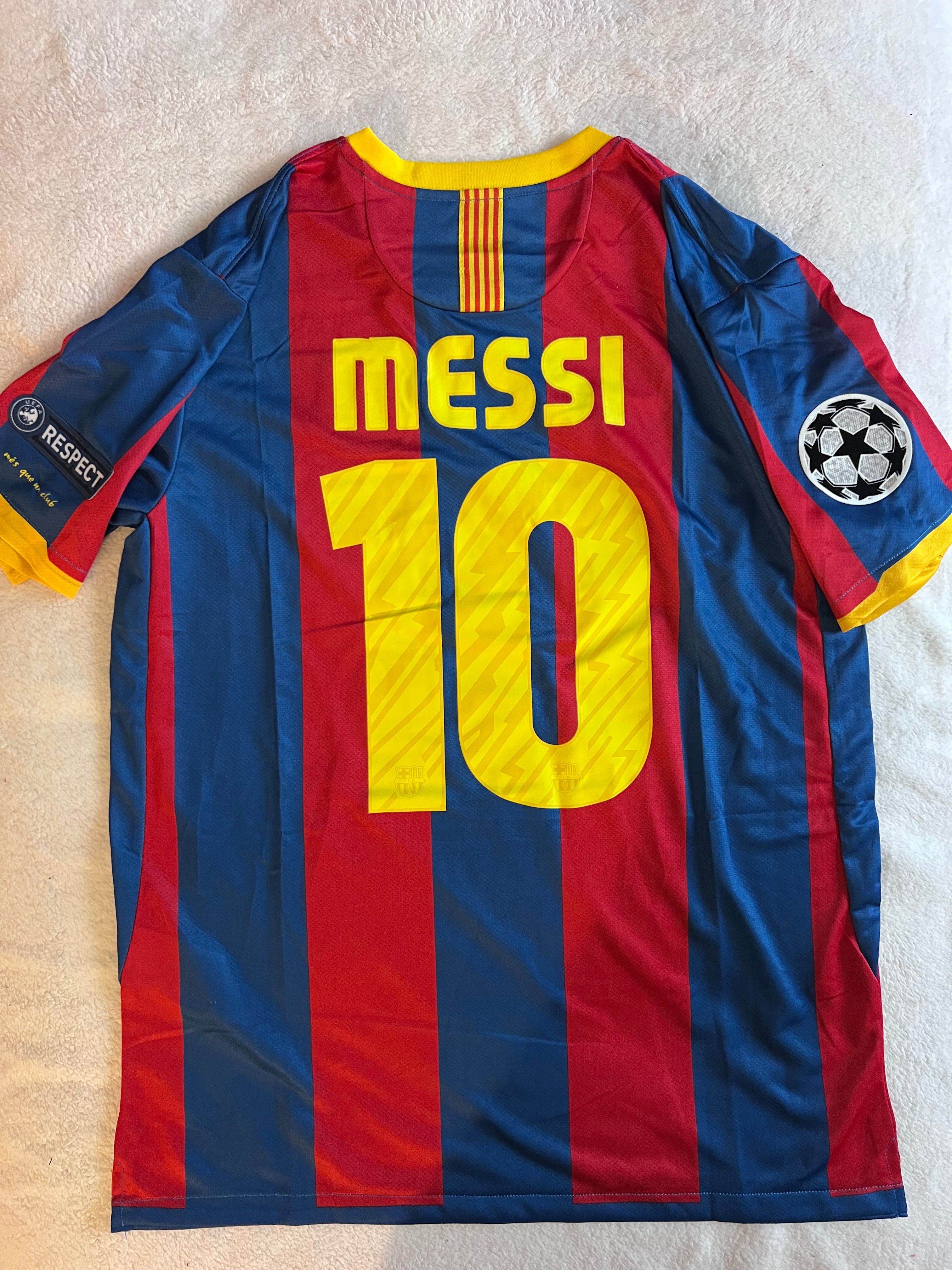 Messi Barcelona 2011 retro soccer jersey