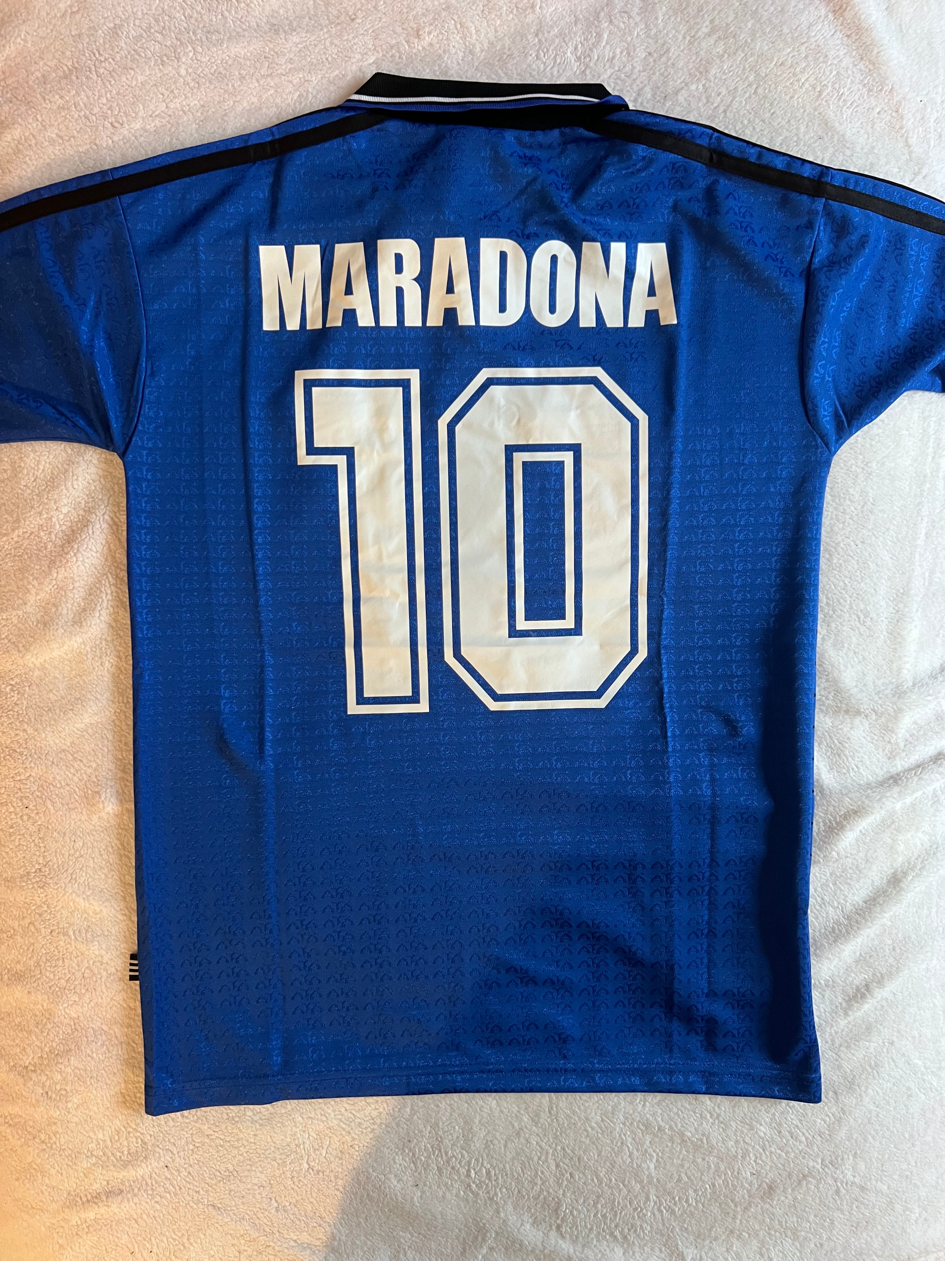 Maradona soccer jersey Argentina 1994 retro jersey